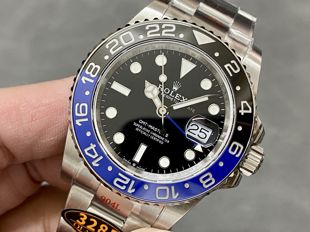 Rolex GMT-Master II 126710BLNR 0003 Black Dial Stainless Steel 40MM Mens Replica Watch