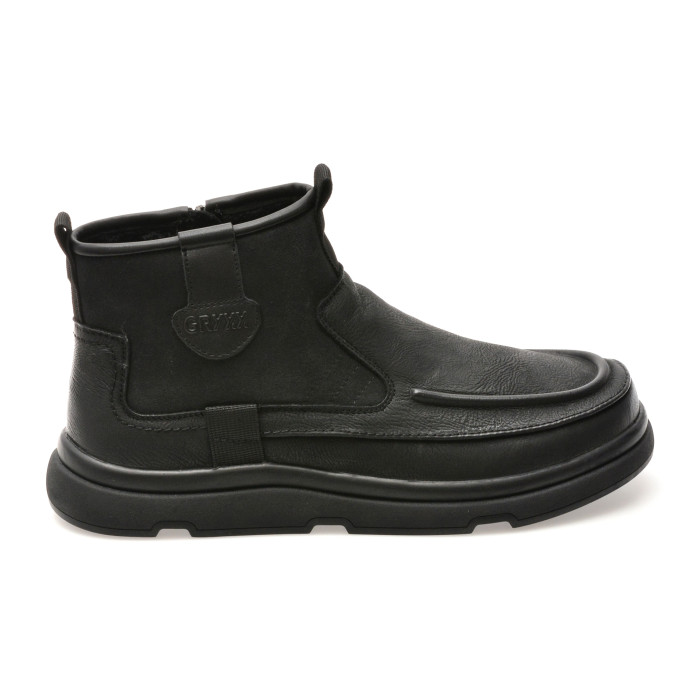 Ghete GRYXX negre, 58200, din piele naturala