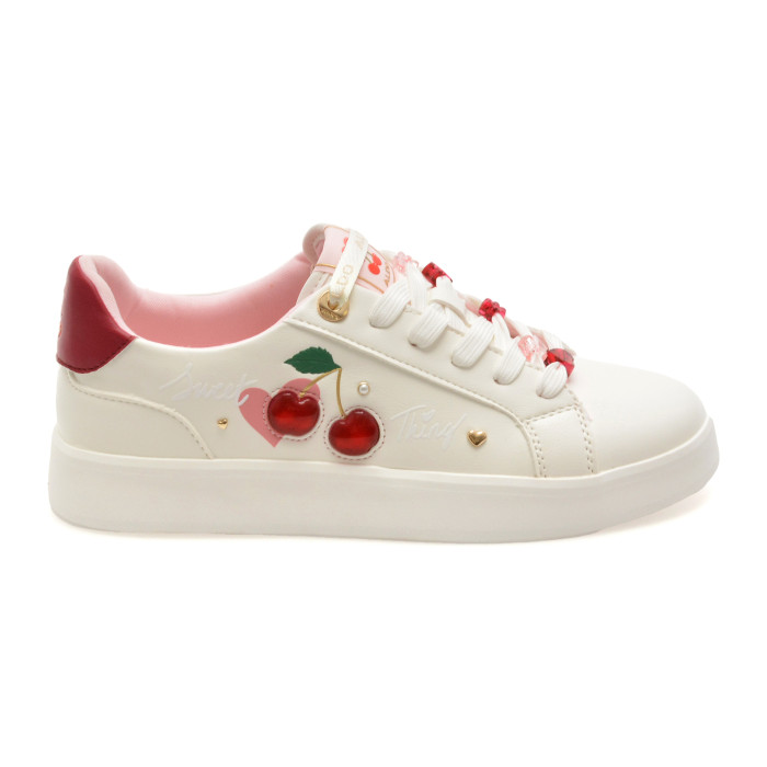 Pantofi sport ALDO albi, CHERRY LOVE 100, din piele ecologica