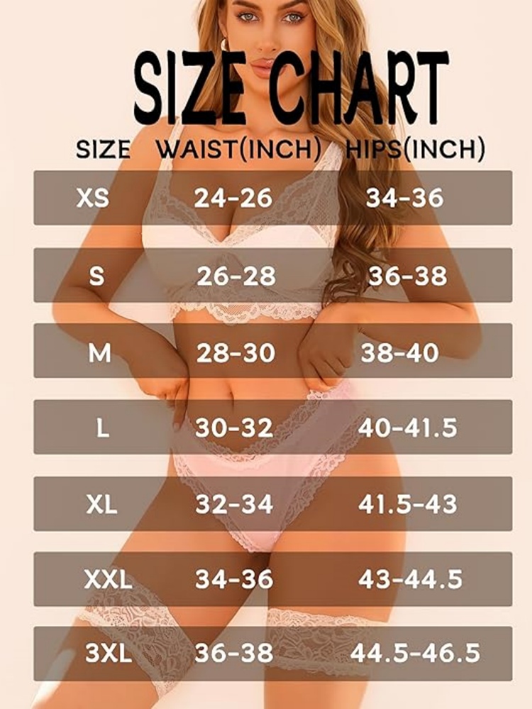 VALENTINIANA Womens Cotton Underwear Sexy Lace