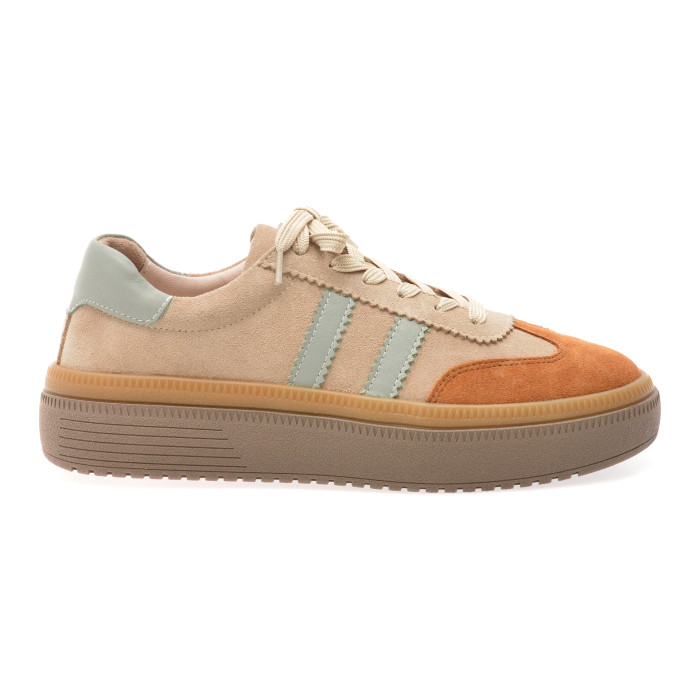Pantofi sport GRYXX bej, BL5754, din piele intoarsa