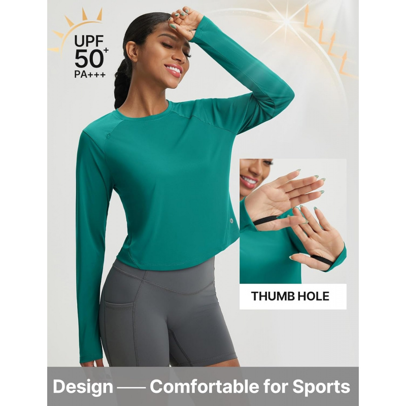 AURETOP Women's UPF 50+ Long Sleeve Sun Shirts