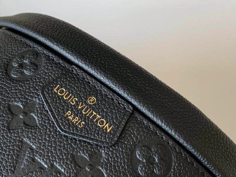 Louis Vuitton Monogram Empreinte Bumbag Black/Beige