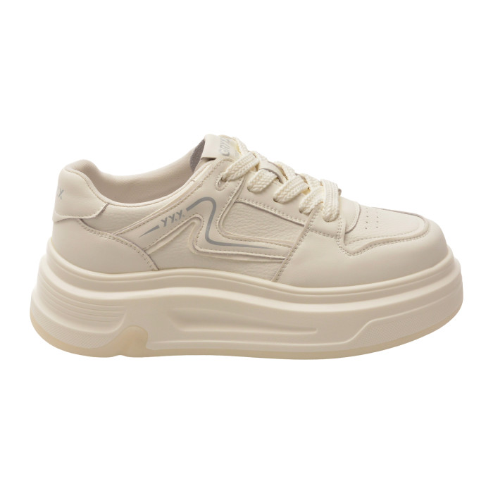 Pantofi sport GRYXX albi, 8219, din piele naturala