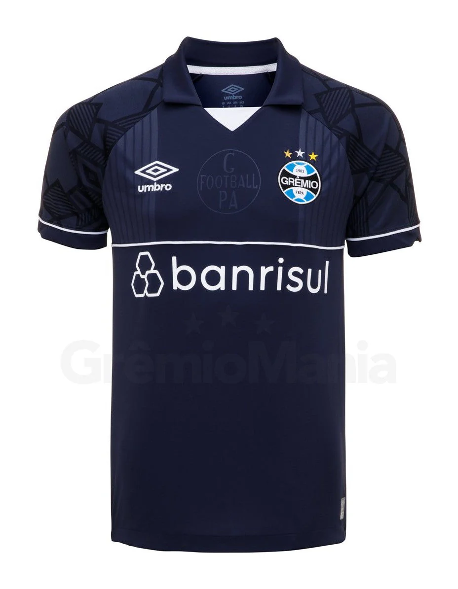 Gremio 23/24 Goalkeeper Jersey - Dark Blue - Fan Version