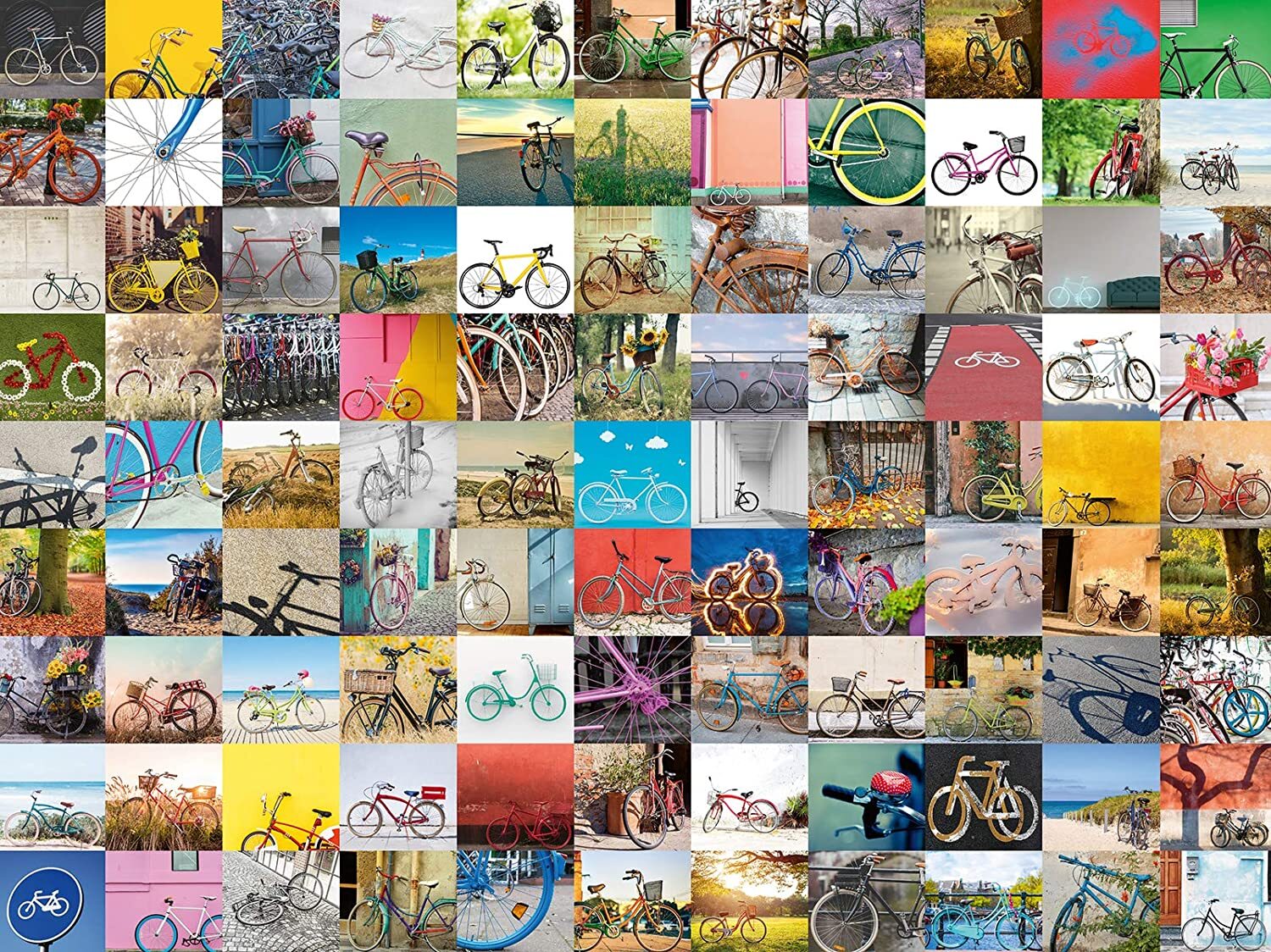 99 Bicycles and more 1500 Piece Puzzle