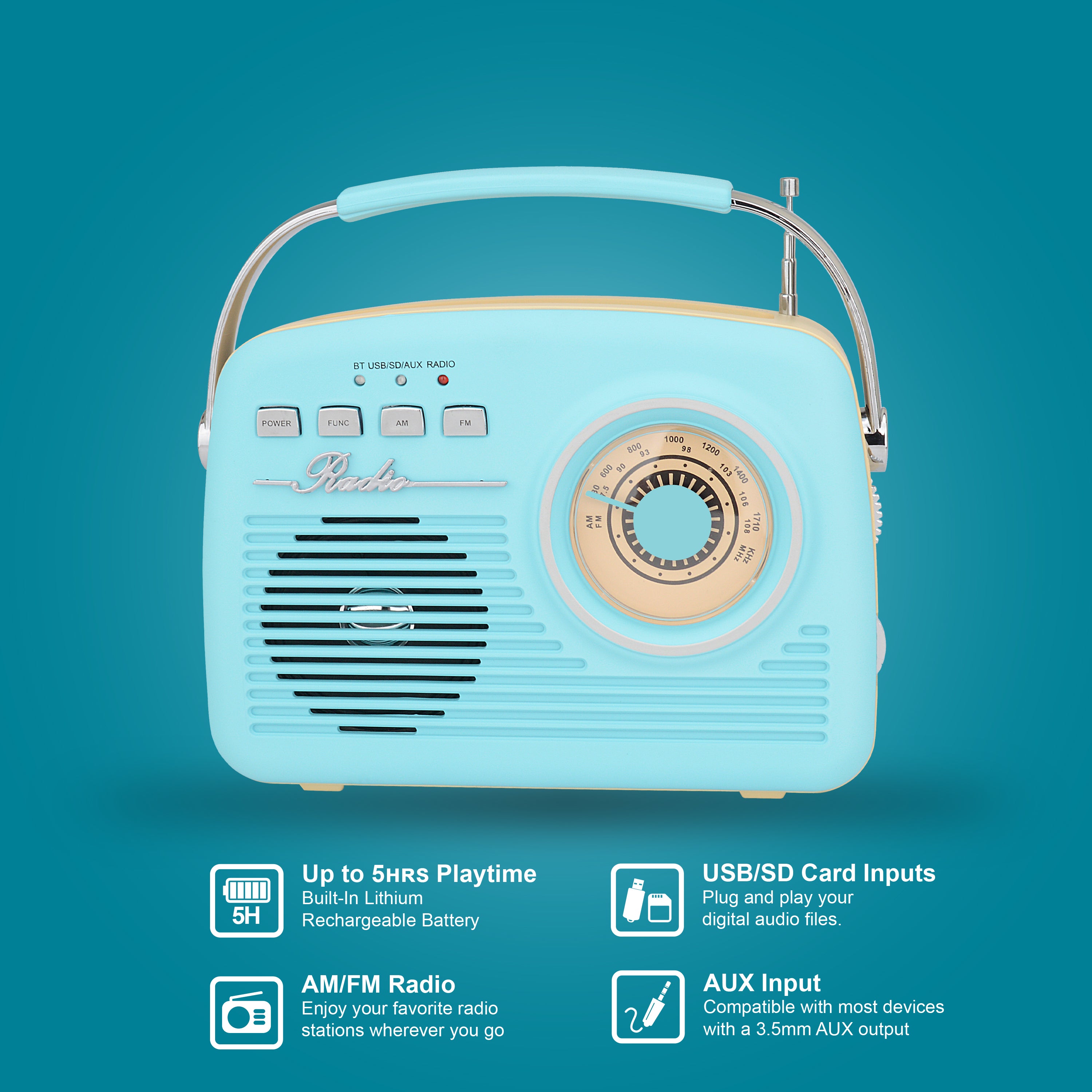 Retro Bluetooth® Radio