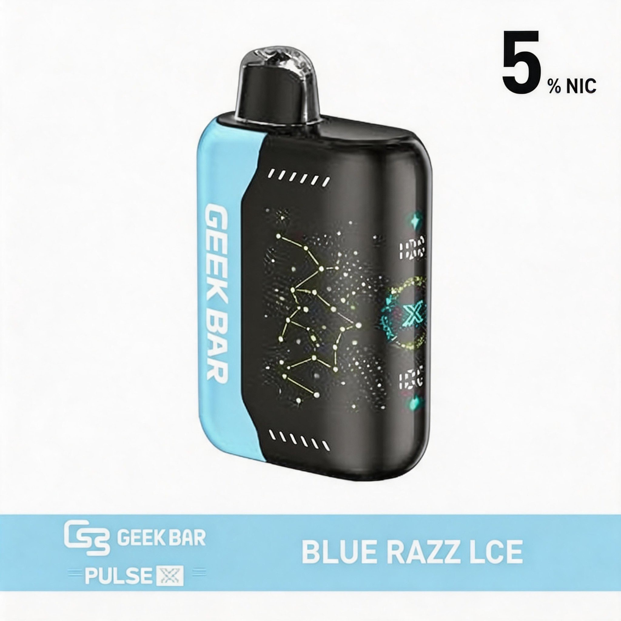 Blue Razz lce Geek Bar Pulse X (Standard Version)