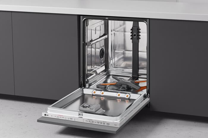 LG - Lavastoviglie QUADWASH DB475TXS Classe A 14coperti-Acciaio
