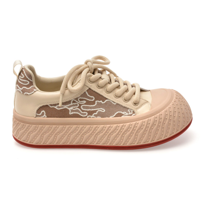 Pantofi sport EPICA bej, 8895, din material textil