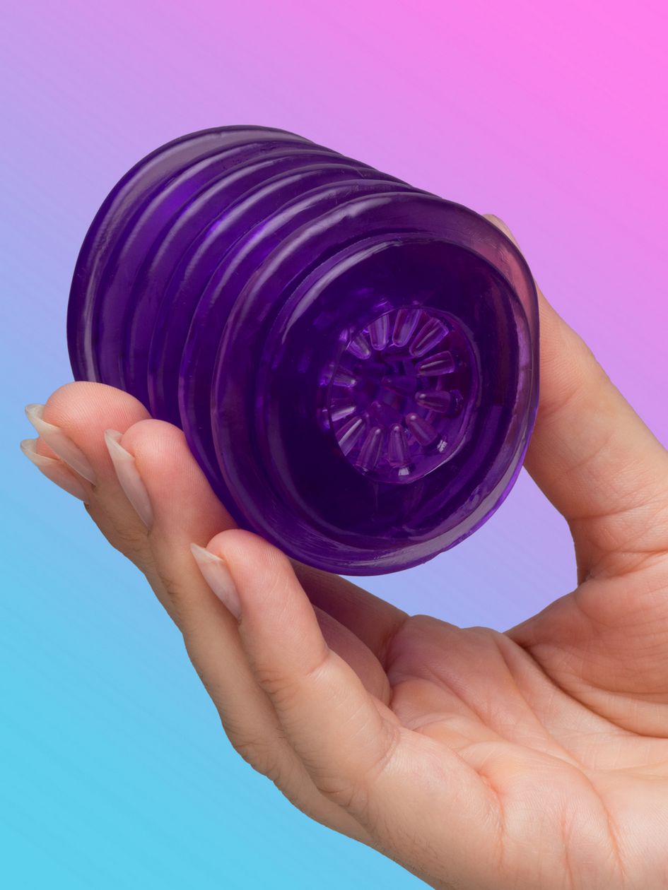 Lovehoney Head Master Purple Double Texture Blow Job Stroker