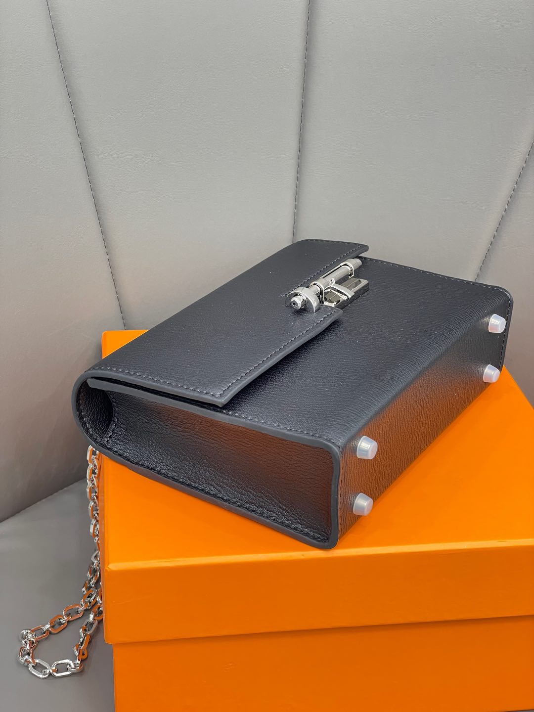 Hermes Verrou 18 Palladium Hardware