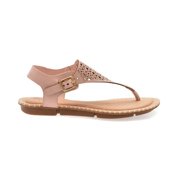 Sandale FLAVIA PASSINI roz, 367702, din piele naturala