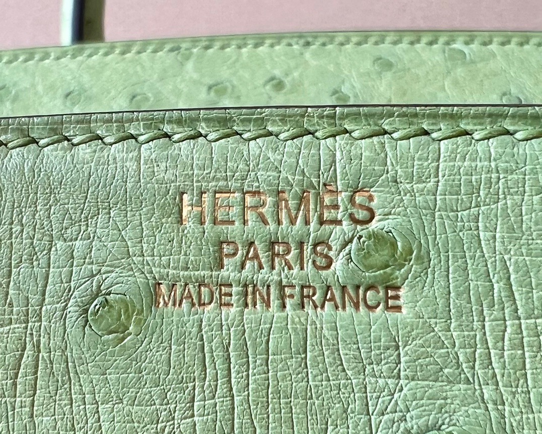 Advanced customization Birkin 25-30 Ostrich skin customization