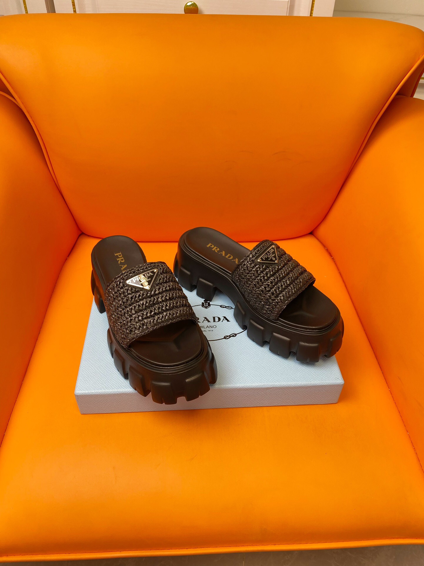 Prada 2024 New Monolith sandals Size 36-40