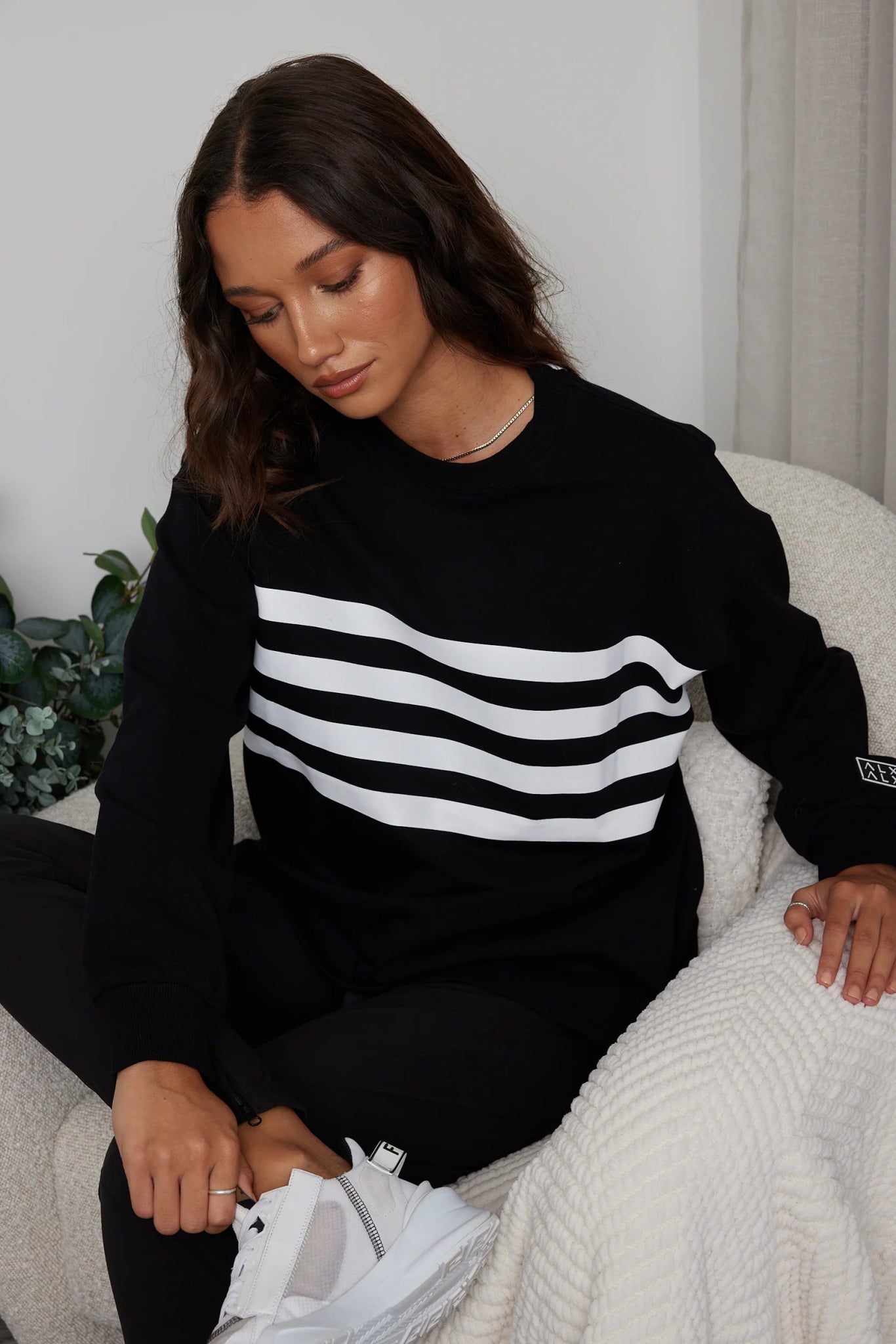 Stripe Shift Sweatshirt‌