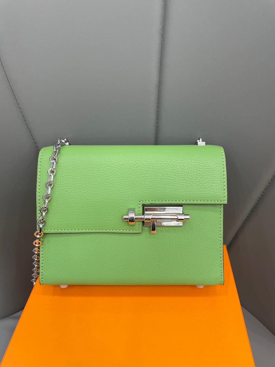 Hermes Verrou 18 Palladium Hardware