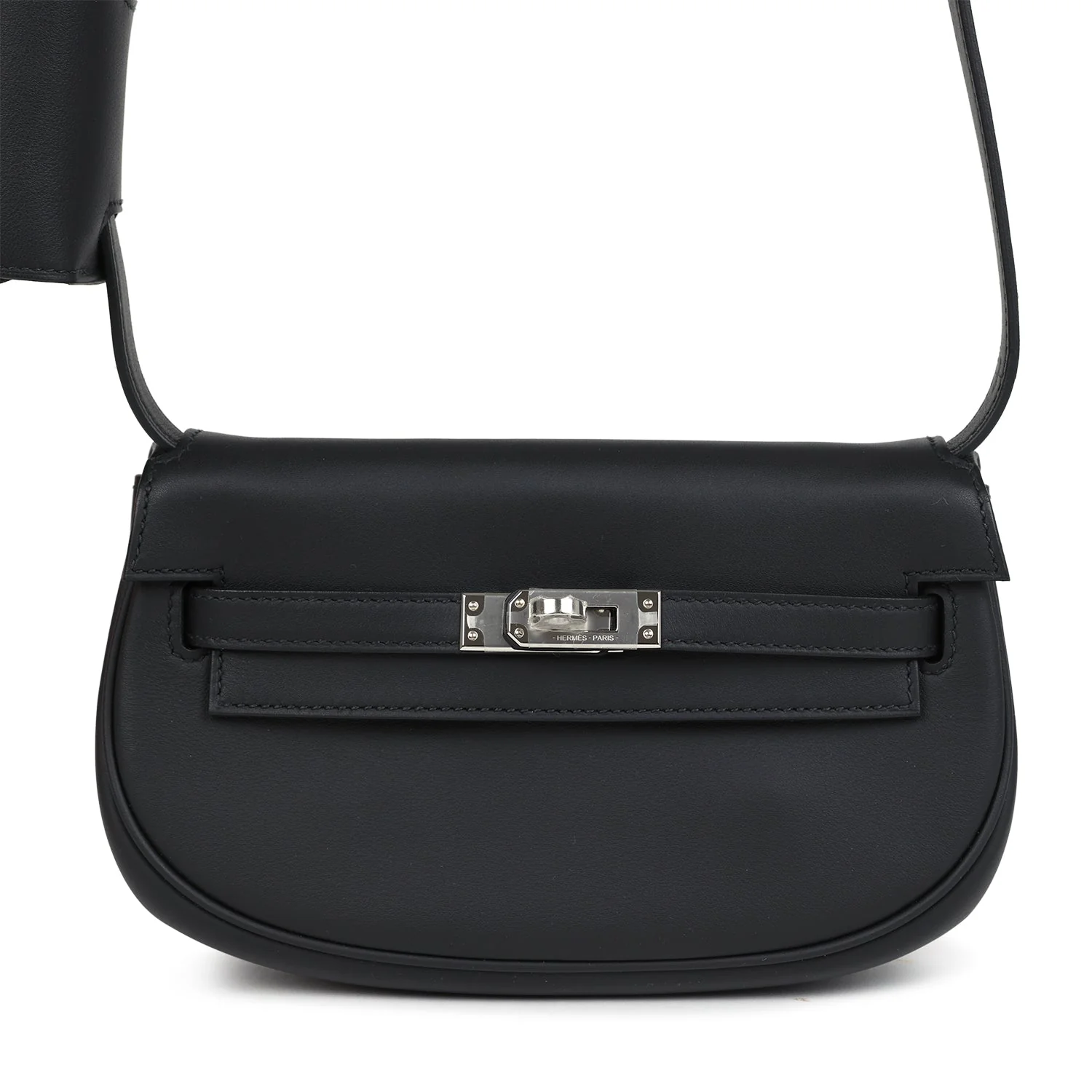 Hermes Kelly Moove Black Swift Palladium Hardware