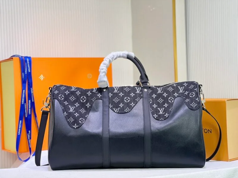 Louis Vuitton Keepall Bandouliere 50 M45975 Black