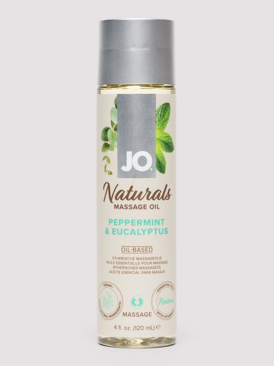 System JO Naturals Peppermint and Eucalyptus Massage Oil 120ml