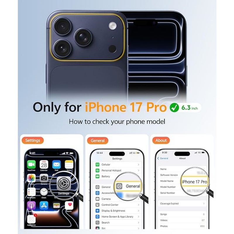 SHELLOOM iPhone 17 Pro Case