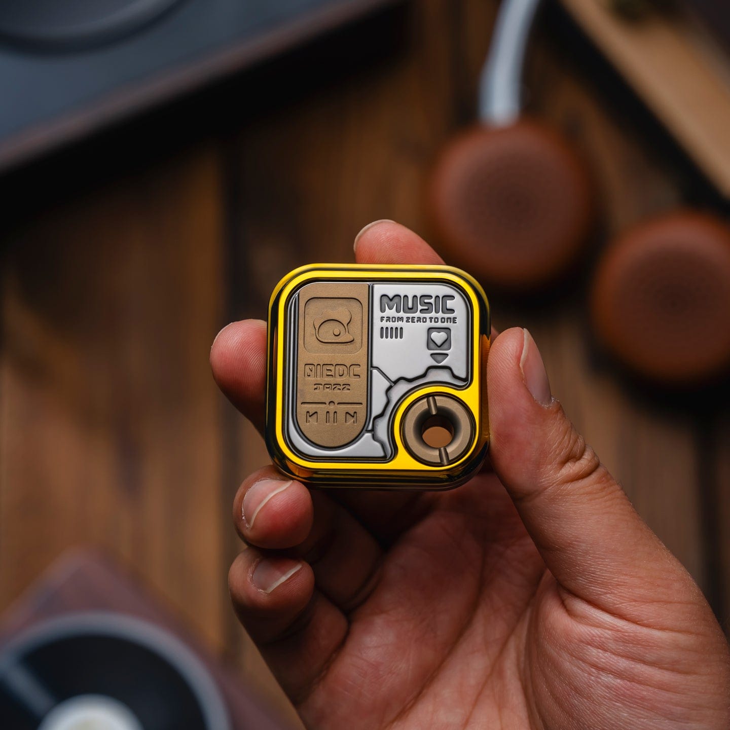 01 EDC CD Player Cube Fidget Slider