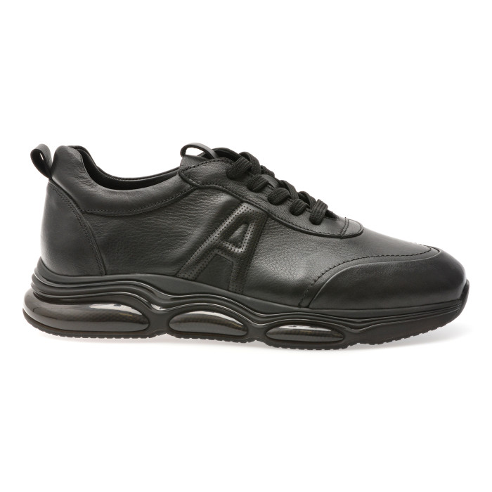 Pantofi sport GRYXX negri, S2050, din piele naturala