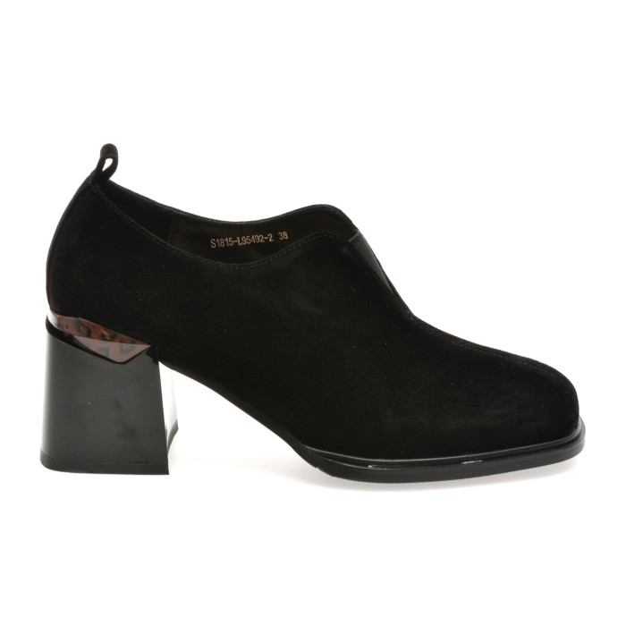 Pantofi FLAVIA PASSINI negri, 95492, din piele intoarsa