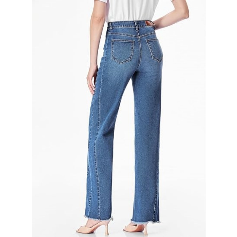 Women's High Waisted Wide Leg Jeans