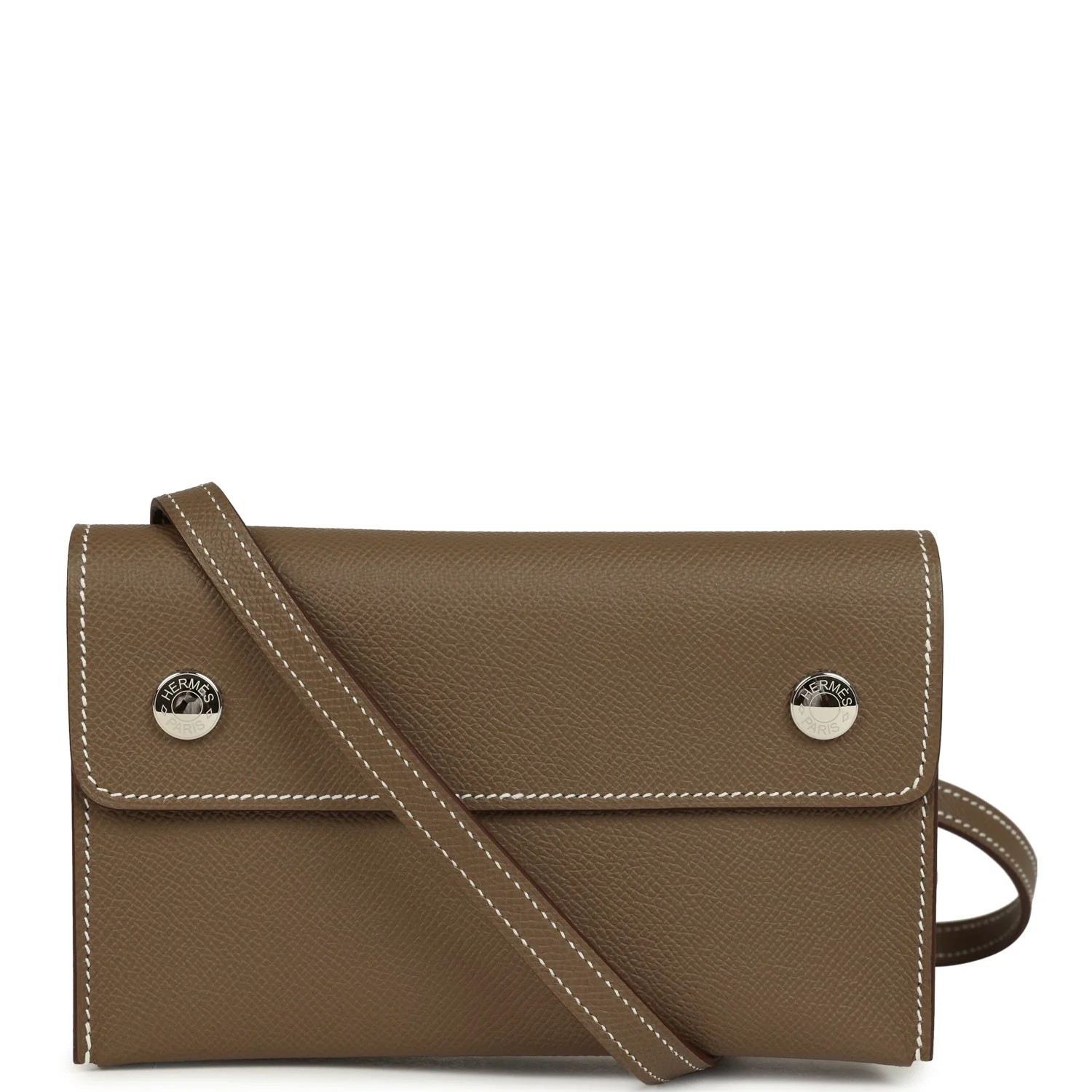 Hermes Hermesnap Wallet Etoupe Epsom Palladium Hardware