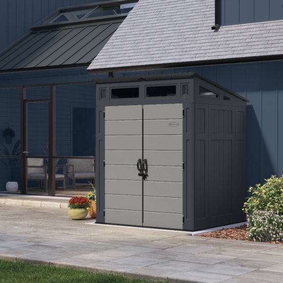Modernist® 6 ft. x 5 ft. Storage Shed with Tool Hooks