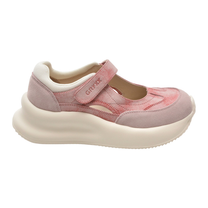 Pantofi sport GRYXX roz, 5L108, din piele naturala