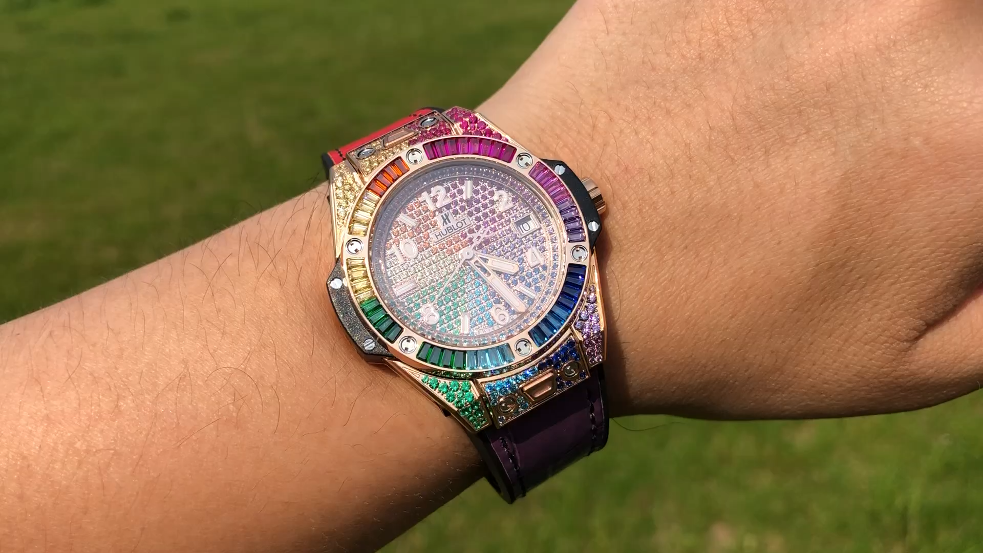 Hublot Big Bang Unico 1:1 Clone 45 Rainbow 411.OX.9910.LR.0999 Men's Watch