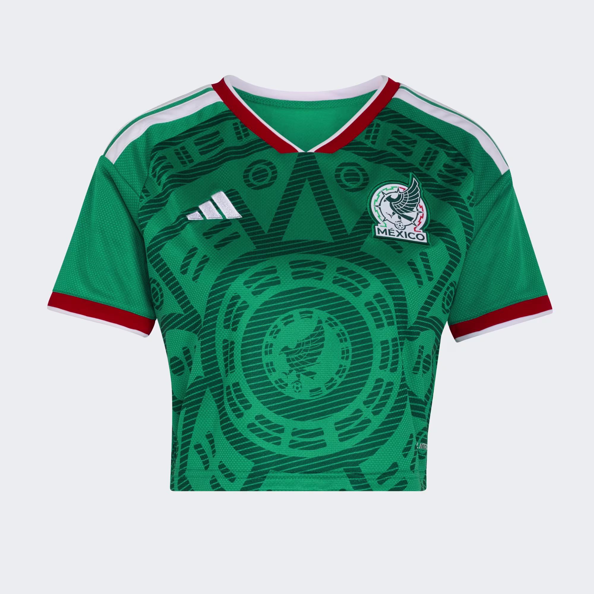 Mexico 26 Home Cropped Jersey