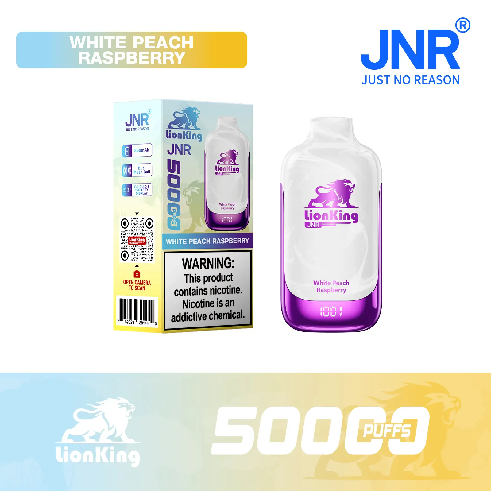 JNR Lion King 50000 Puff Disposable Vape