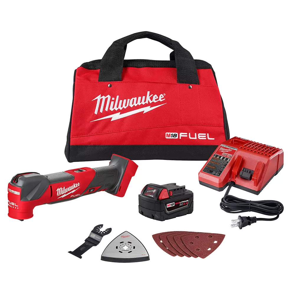 Milwaukee Pre-Sale 2836-21 M18 FUEL 18V Cordless Li-Ion Oscillating Multi Tool Kit