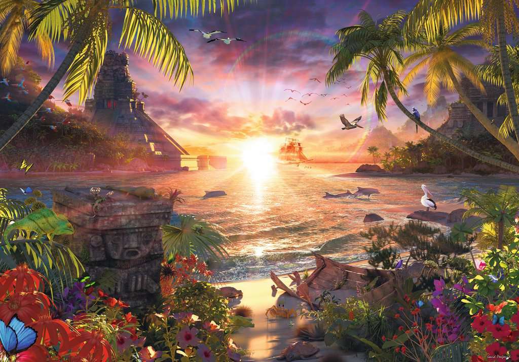 Paradise Sunset 18000 Piece Puzzle