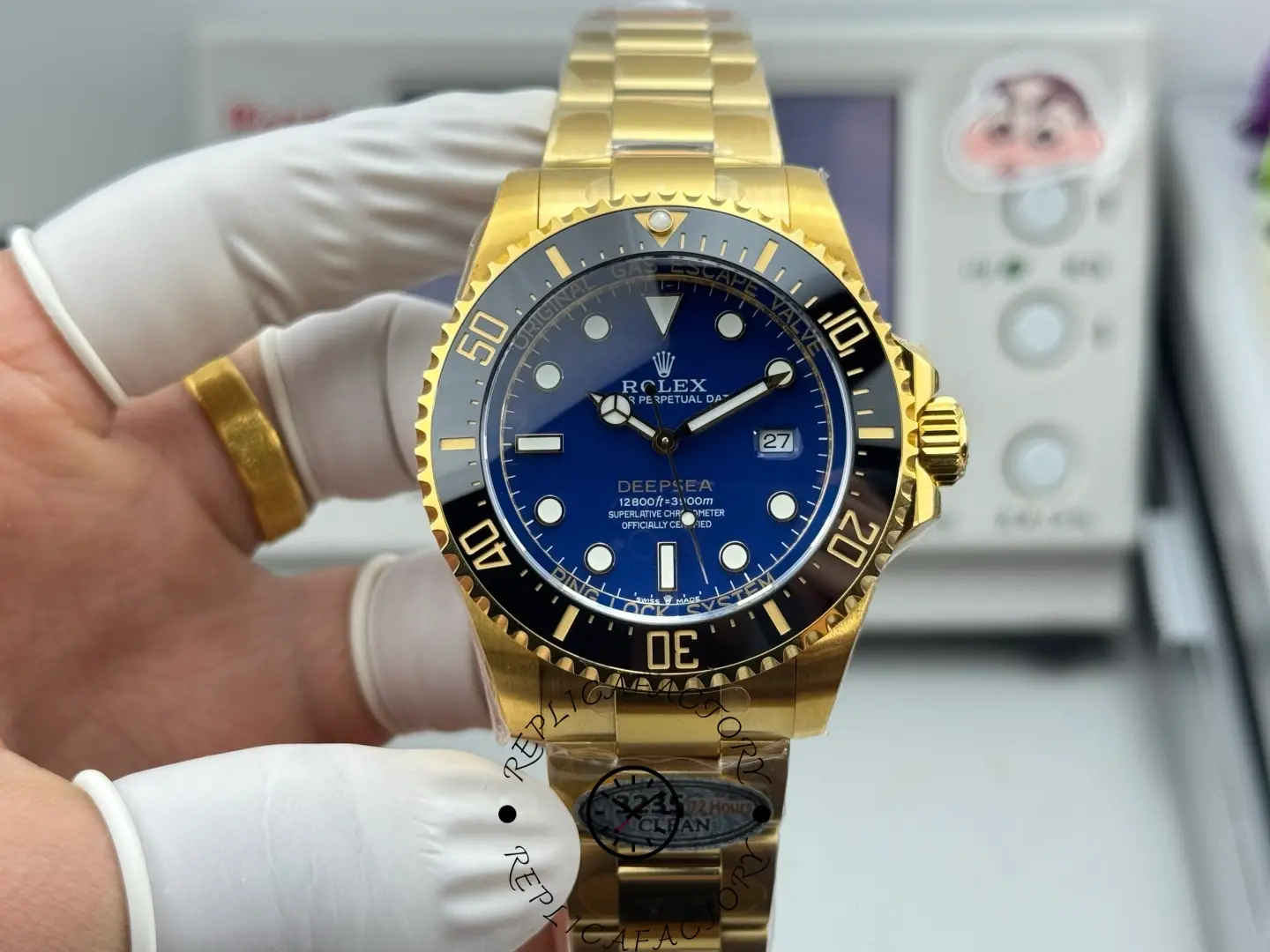 Rolex Deepsea 136668 18k Black Ceramic Bezel 43MM 1:1 Clone