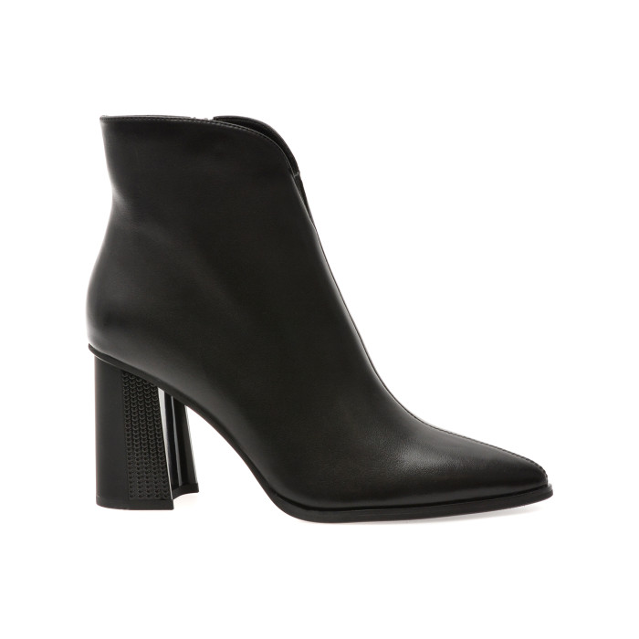 Botine elegante FLAVIA PASSINI negre, DX717, din piele naturala