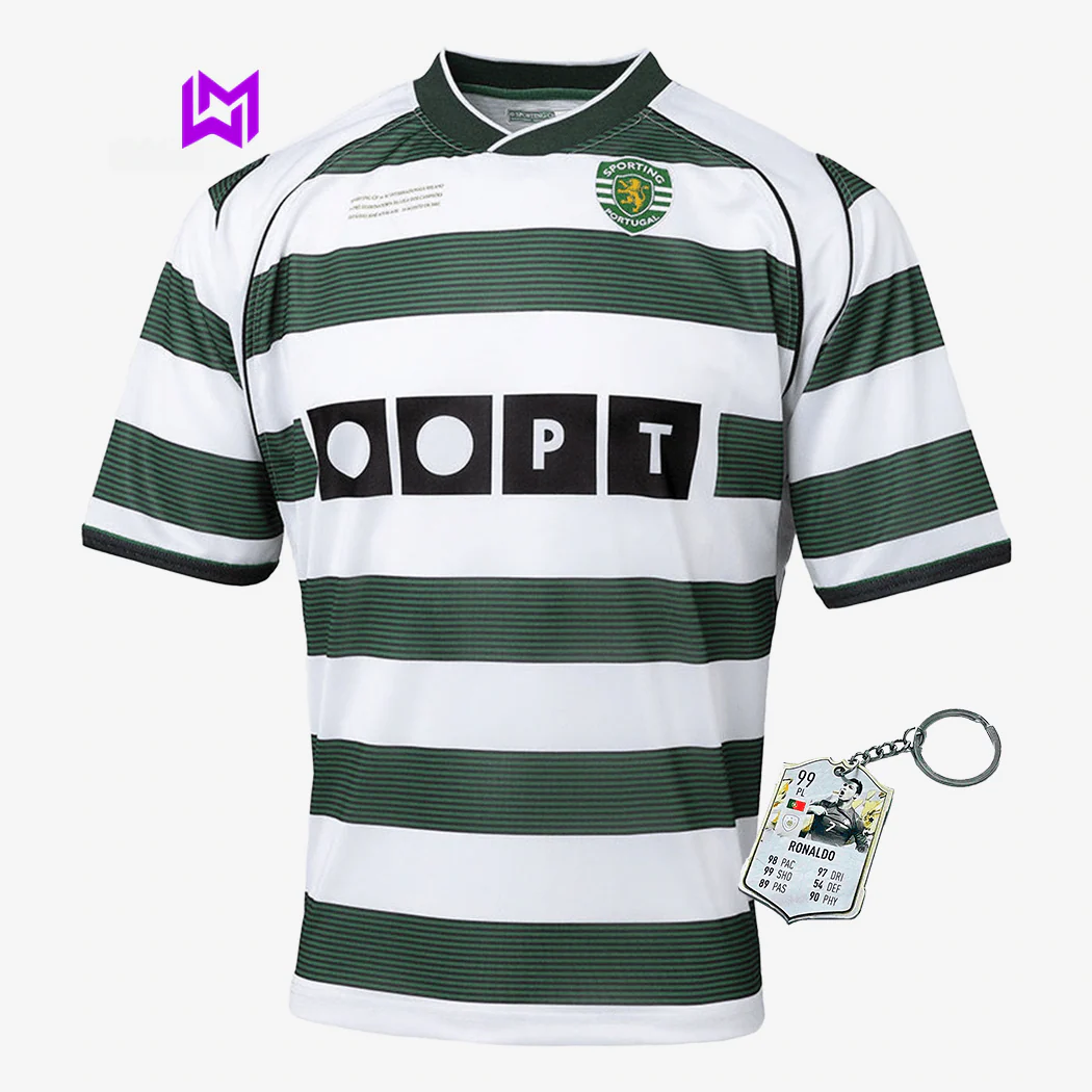 Camisola Sporting Retro 2001/03 - Modelo Exclusivo! ????