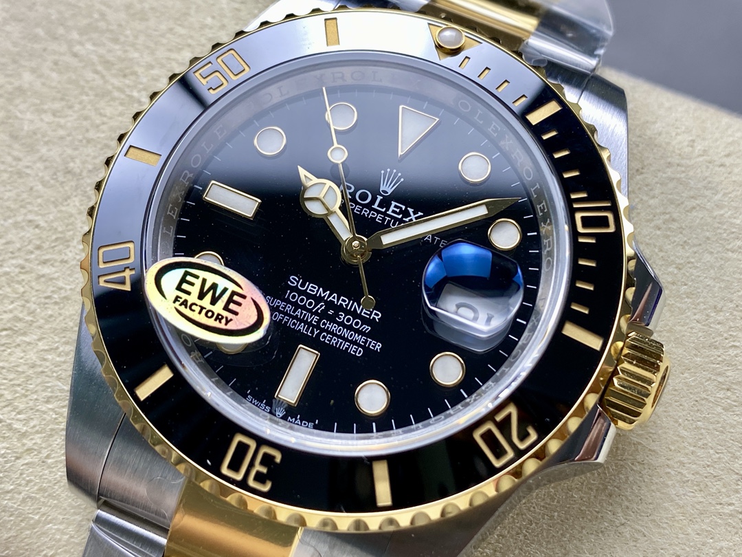 Rolex Submariner 126613LN 0002 Black Dial Black Bezel 41mm Mens Replica Watch
