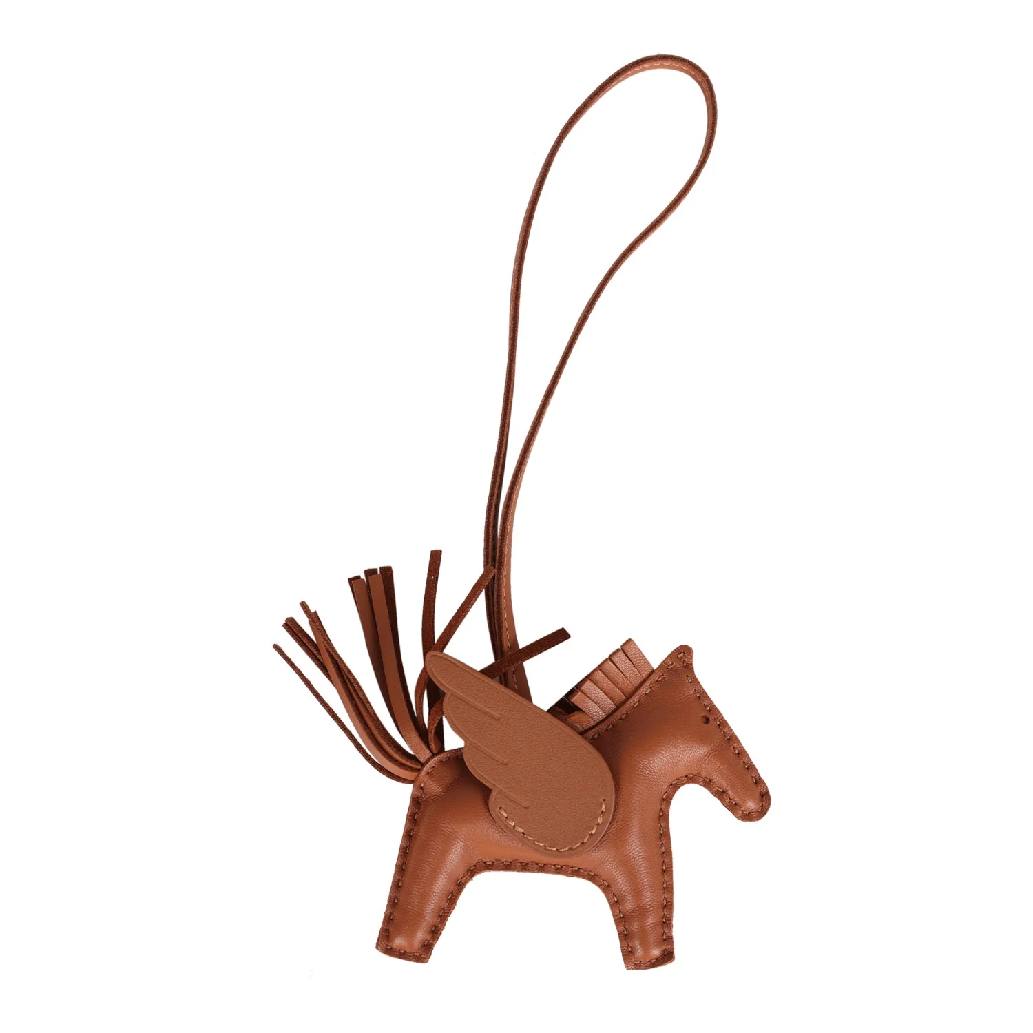 Hermes Pegase Rodeo Bag Charm PM Gold Milo Lambskin