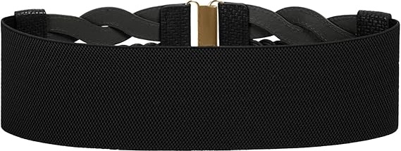 BELTIQUE Women's Elastic Wide Belts Vintage Stretchy Belt