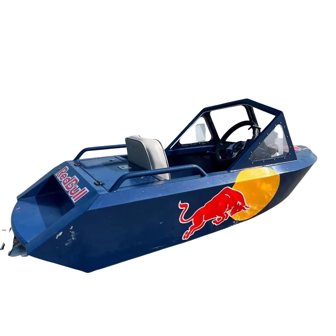 HAVOSPARK KA01 Mini Jet Boat – Electric Aluminum Go Kart Boat for Water Racing & Water Sports