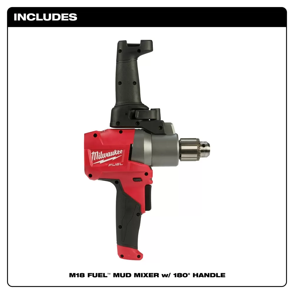Milwaukee 2810-20 M18 FUEL 18V 1/2-Inch Variable-Speed Mud Mixer - Bare Tool