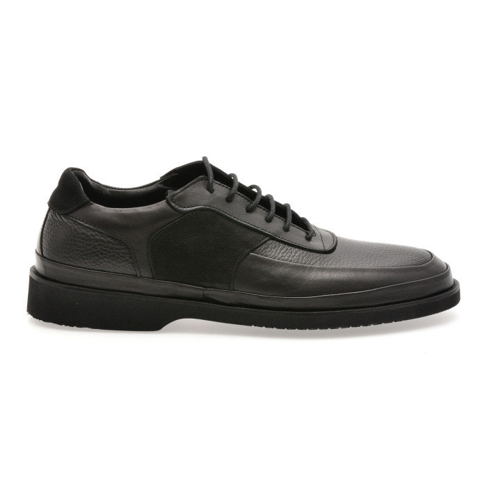 Pantofi OTTER negri, 813, din piele naturala