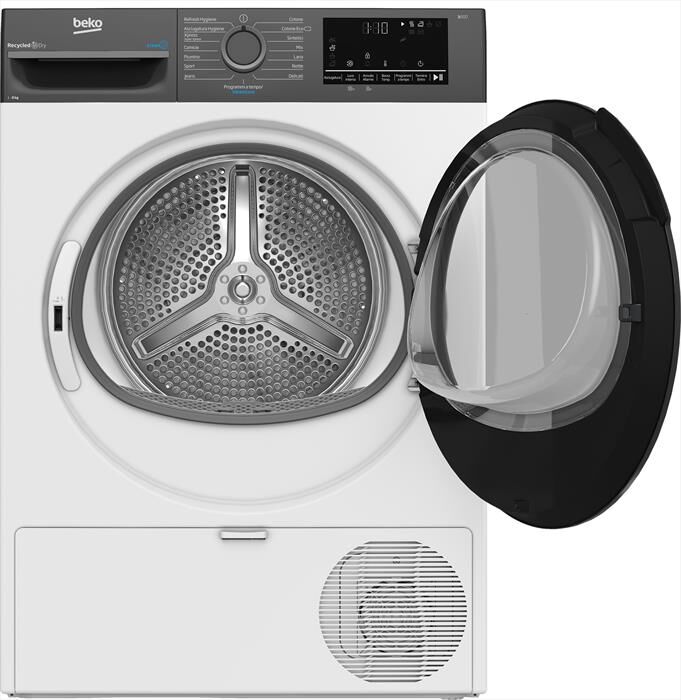 BEKO - Asciugatrice BMEUT481SAI 8 Kg-Grey,White