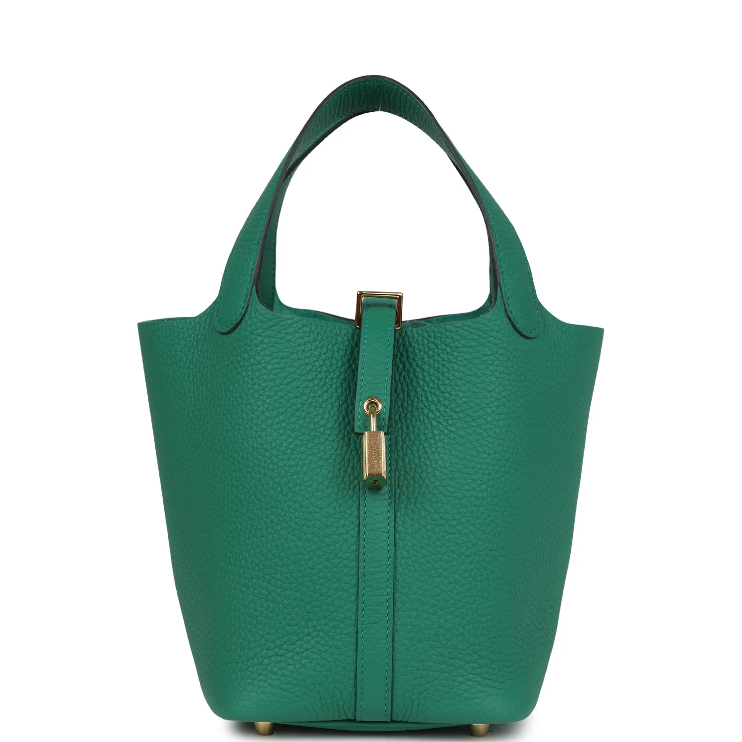 Hermes Picotin Lock 18 Vert Vertigo Clemence Gold Hardware