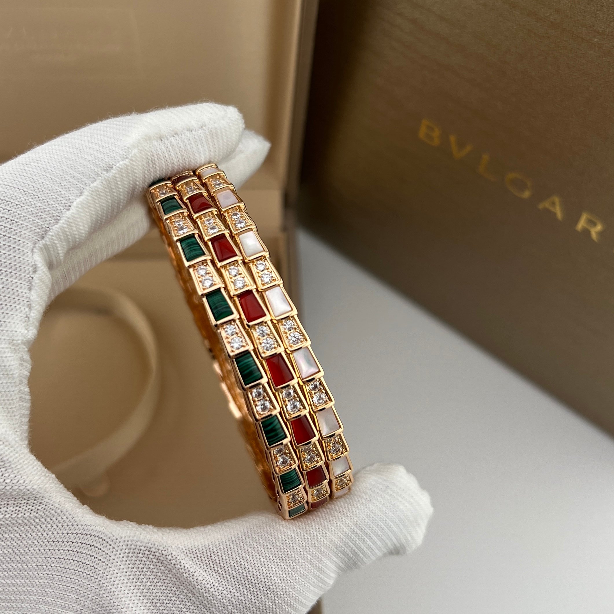Serpentine full-diamond bracelet - Artisantouchss