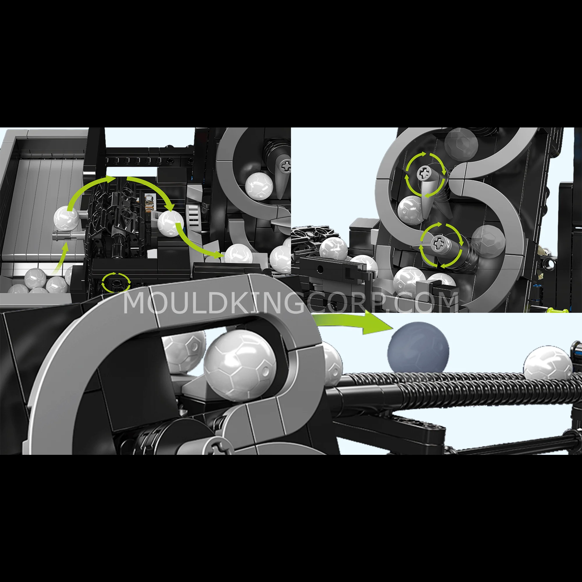 Mould King 26012 GBC Logarithmic Ball Calculator Building Set | 2,066 PCS